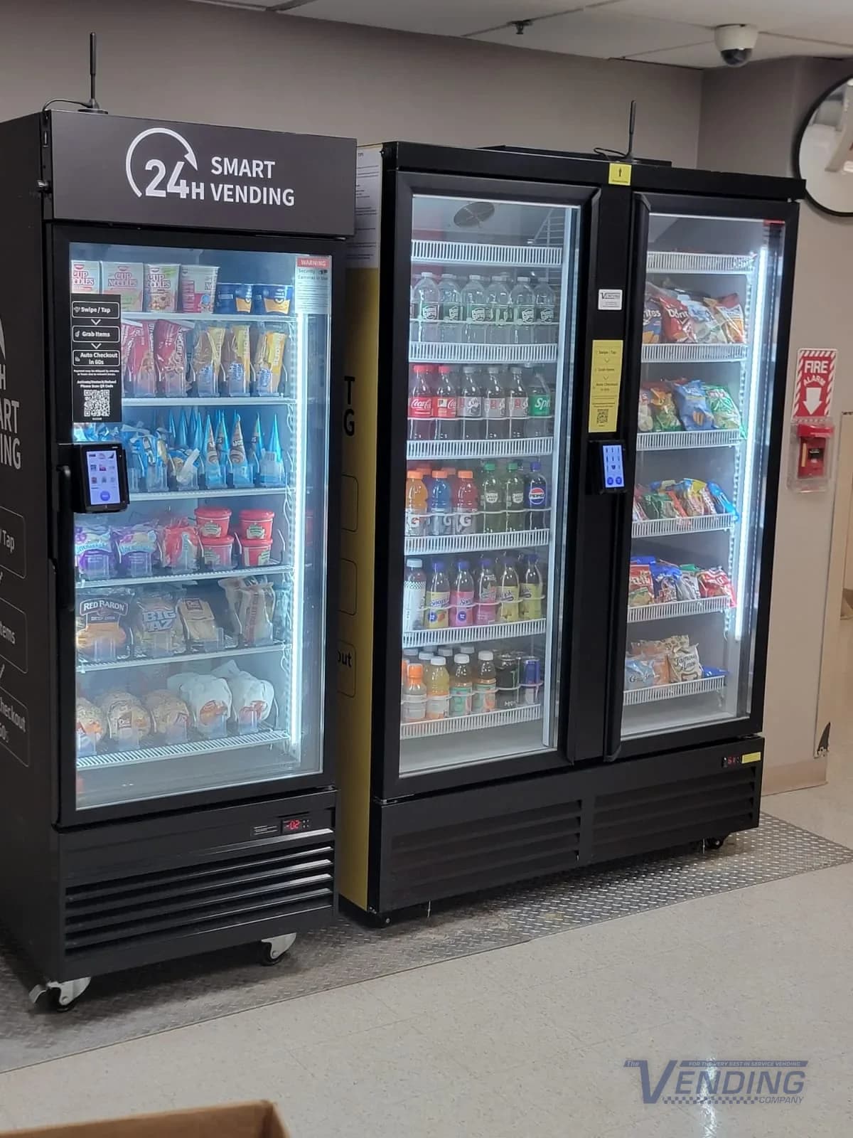 Machines stocked and serviced at a real New Jersey account